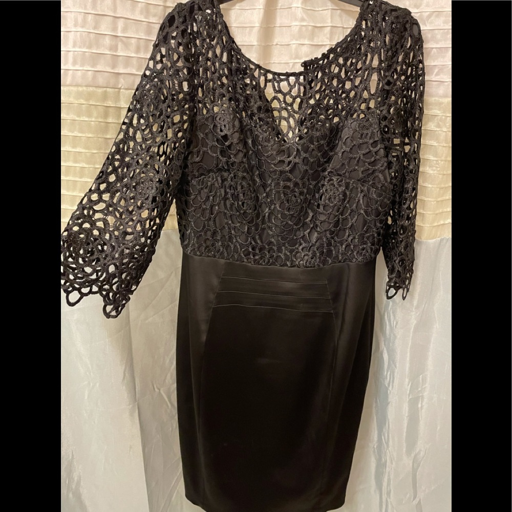 Black cocktail dress